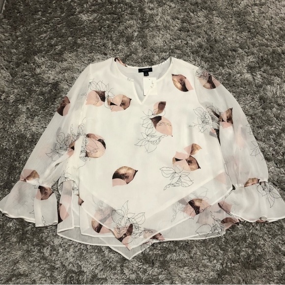 ✨NWT Alfani Asymmetrical Blouse✨ - Picture 5 of 9